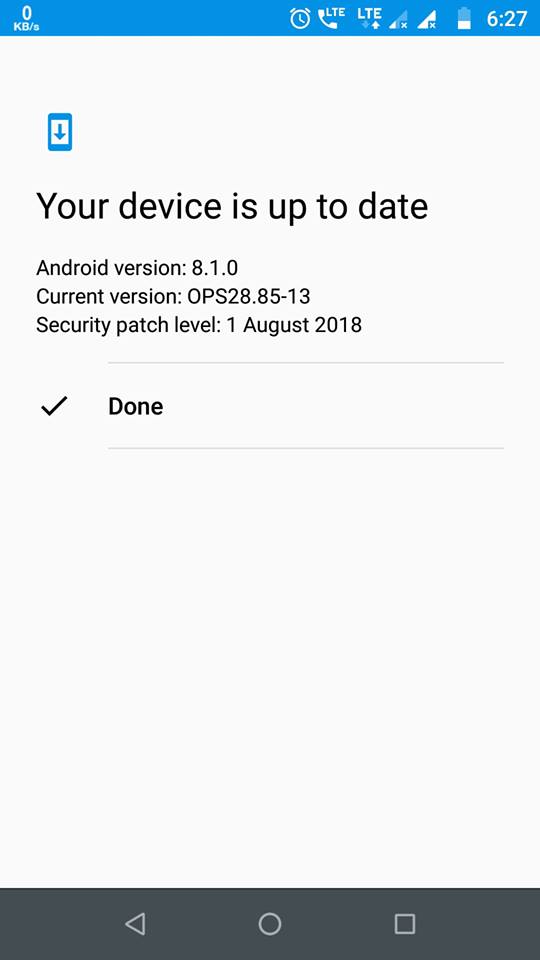 update Moto G5 Plus to official oreo 8.1 ota update