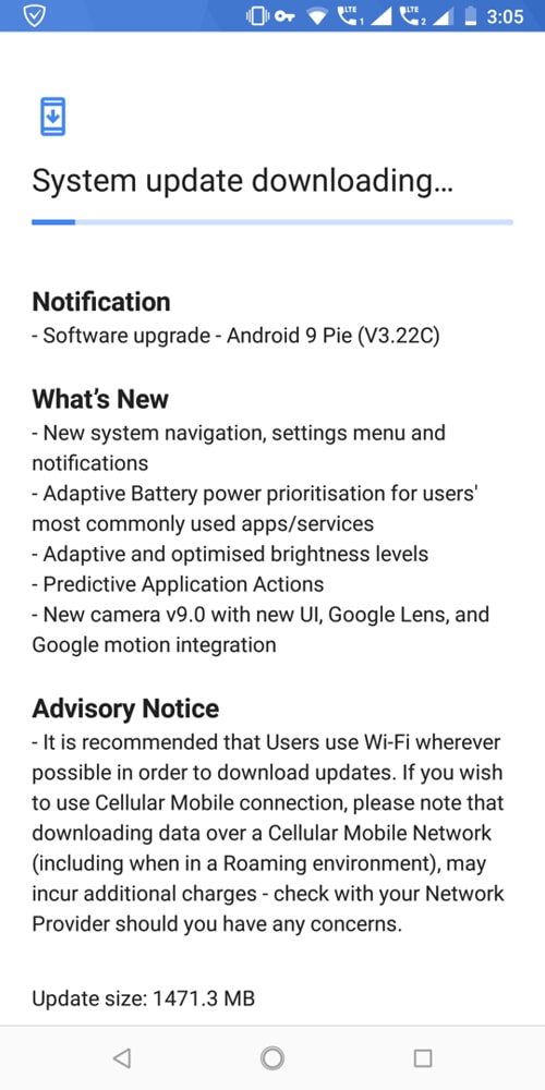 Download Nokia 7 Plus Android 9.0 Pie September 2018 Stable OTA update [WW 3.22C]