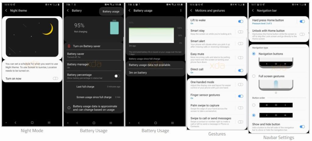 Samsung Galaxy Note9 Android 9.0 Pie