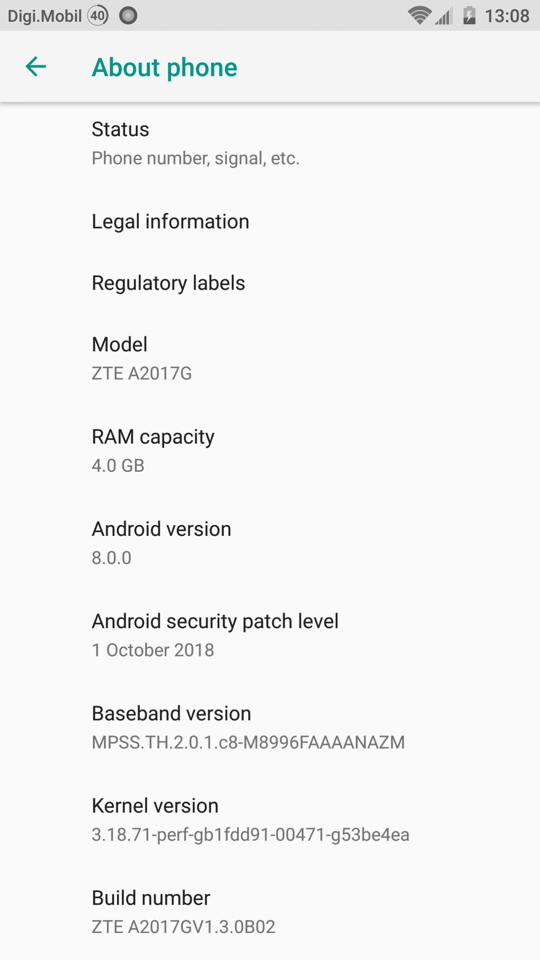 Axon 7 Oreo update