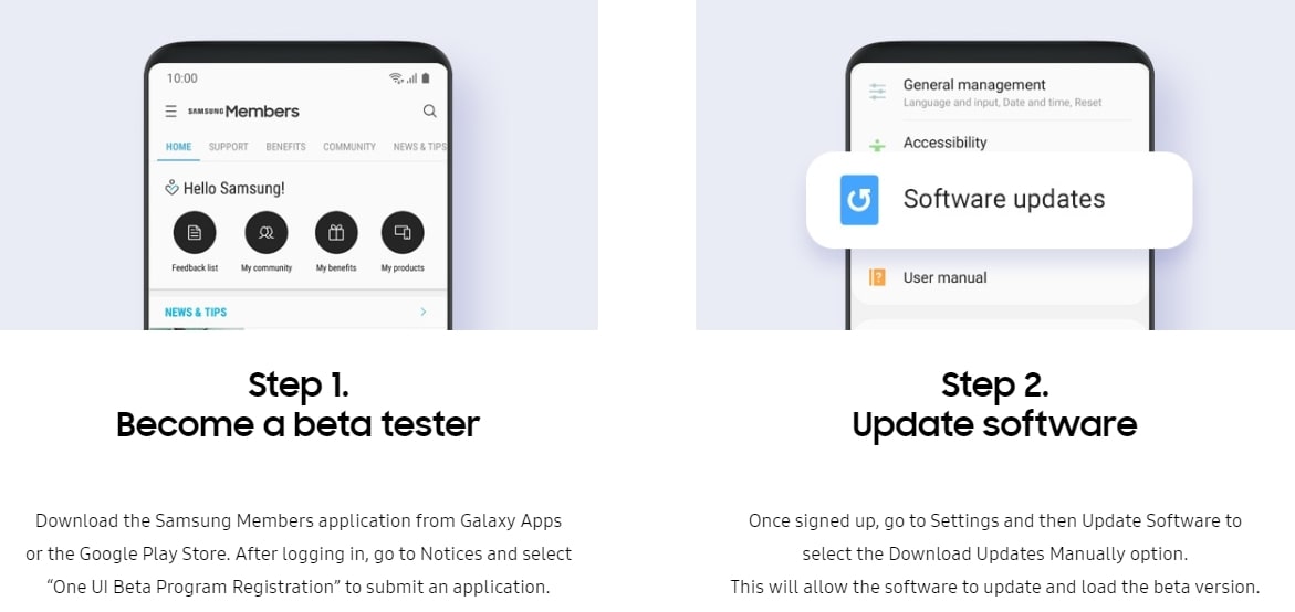 How to Sign Up for Samsung's One UI Beta Program