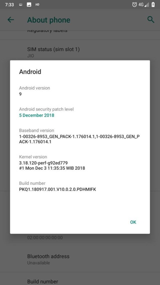 Xiaomi Mi A1 Android 9.0 Pie Beta OTA Update screenshot 2