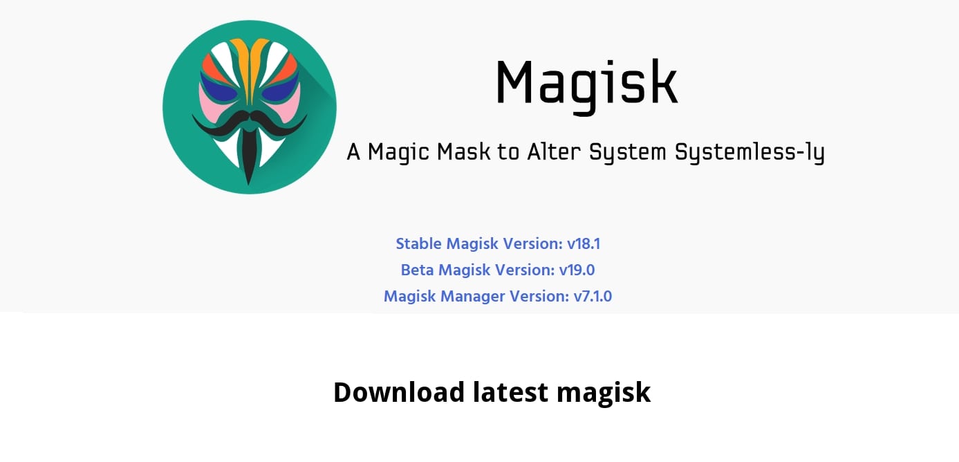 Download Latest Magisk 19 Beta for Android Q or earlier