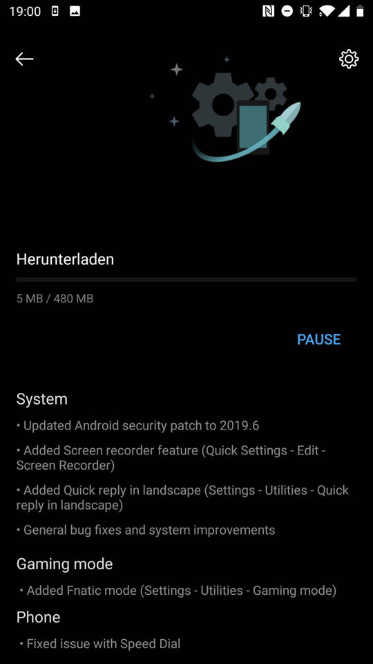 OxygenOs 9.0.7 for oneplus 5 and 5t