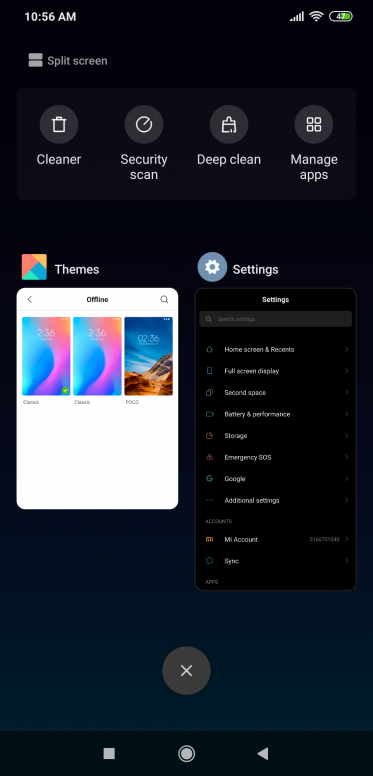 Xiaomi Poco F1 MIUI 10.3.5.0 Dark Mode screenshot2