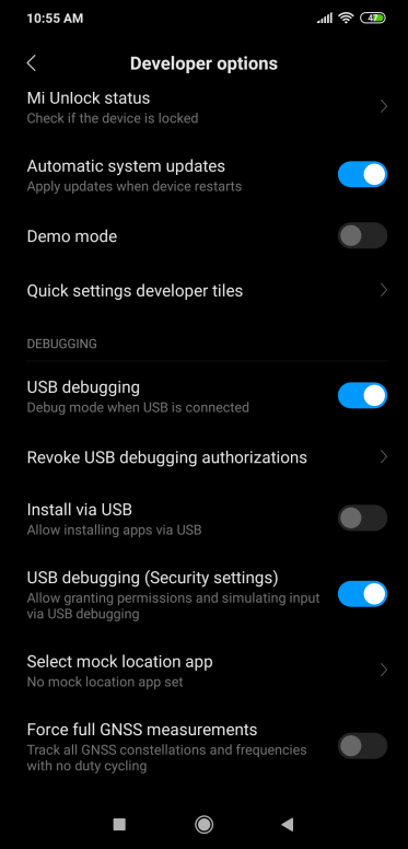 Xiaomi Poco F1 MIUI 10.3.5.0 Dark Mode screenshot3