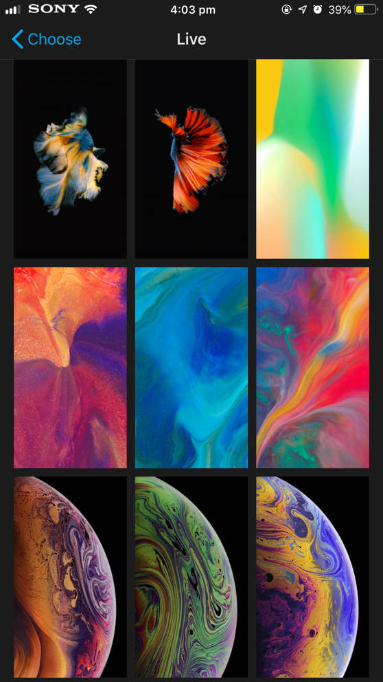 iphone xs max live wallpaper free download