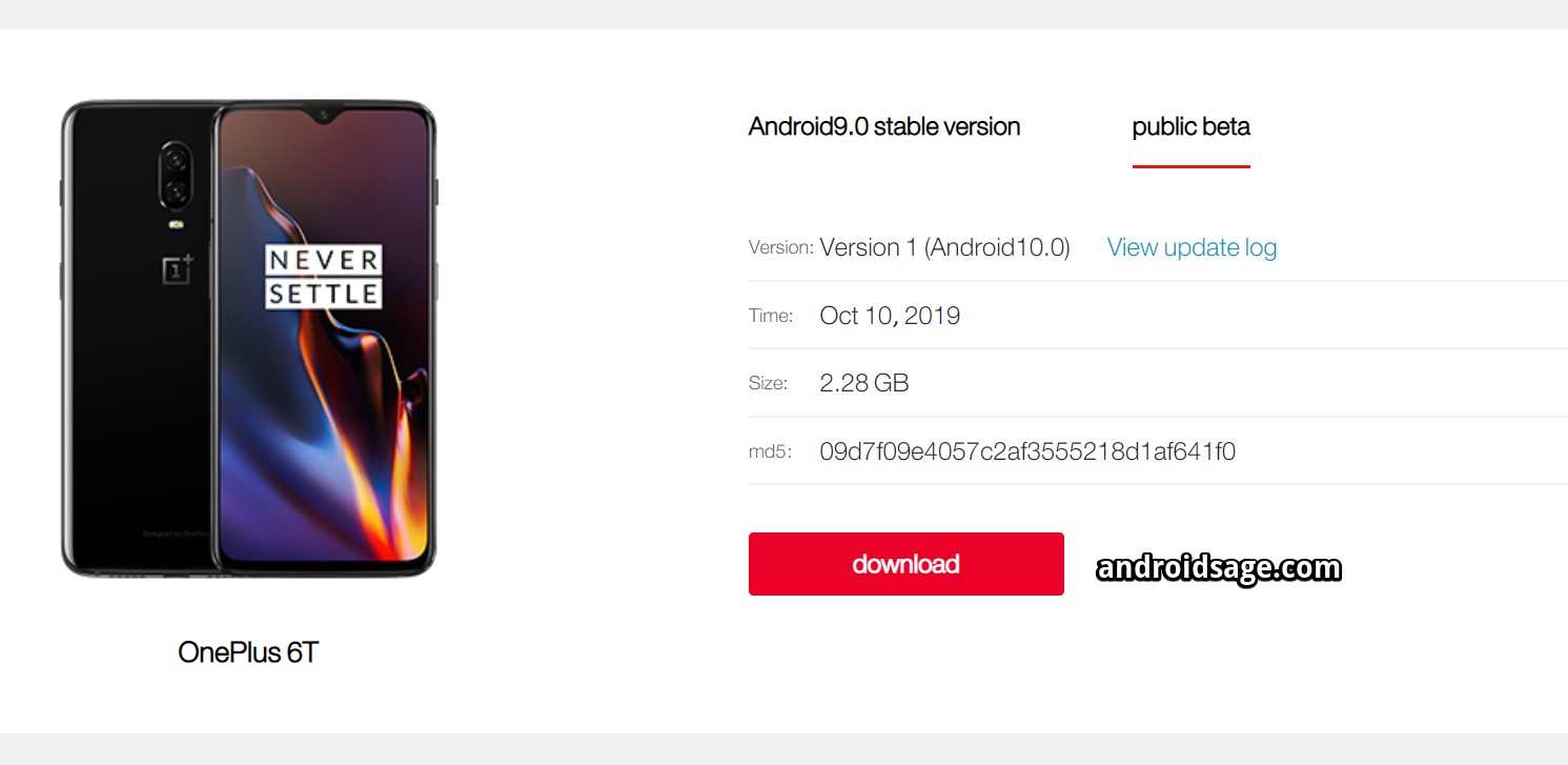 Download Android 10 for OnePlus 6 and 6T Oxygen OS 10 and Hydrogen OS 10