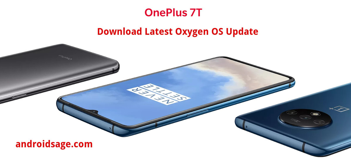OnePlus 7T download latest oxygen os ota update