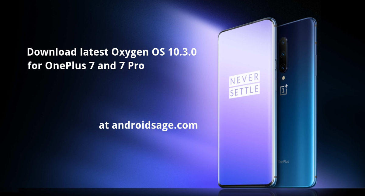 download latest oxygen os 10.3.0 ota update for oneplus 7 and 7 pro