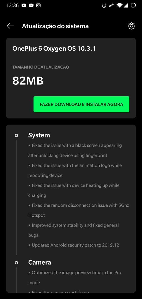 Oxygen OS 10.3.1 for oneplus 6