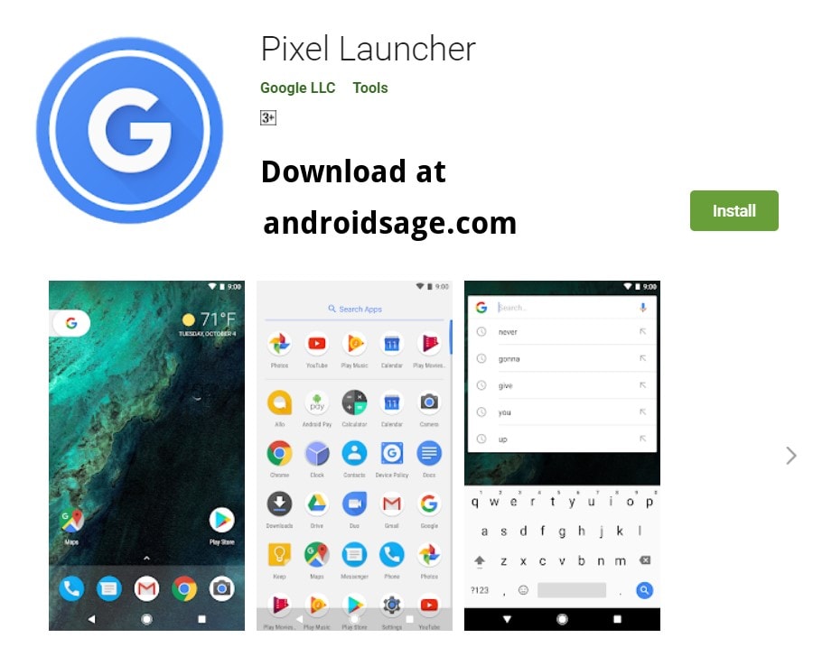 Pixel Launcher from Android 11 APK download