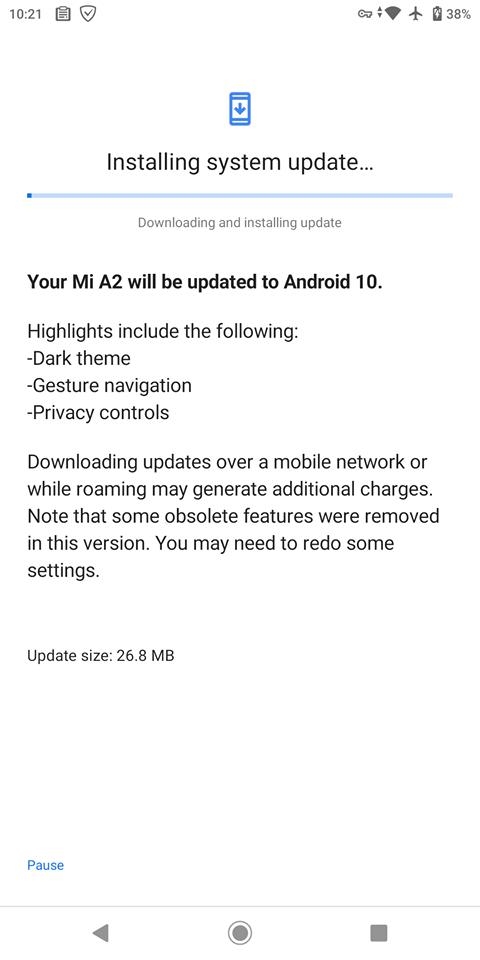 Android 10 HotFix for Xiaomi Mi A2 with latest March 2020 security patch level