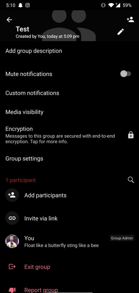 Black whatsapp APK