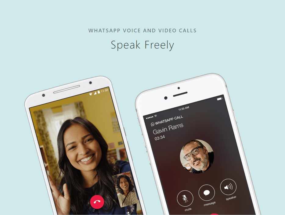 Download WhatsApp APK for Voice and Video Calls for up to 7 participants