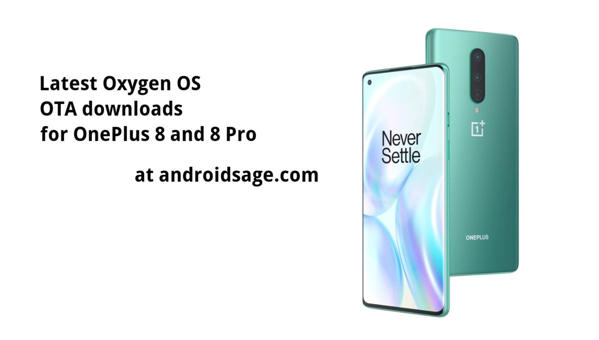 Download latest OTA Updates for Oneplus 8 and 8 Pro
