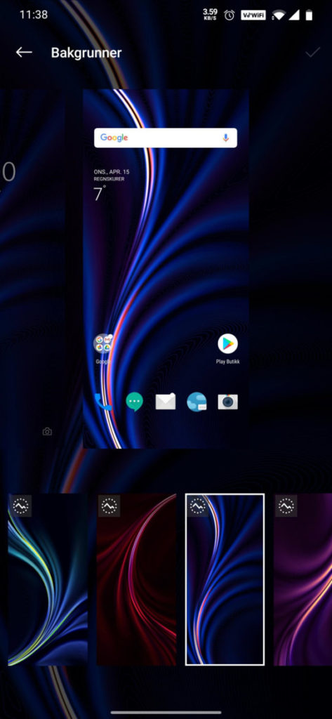 OnePlus 8 live Screenshot