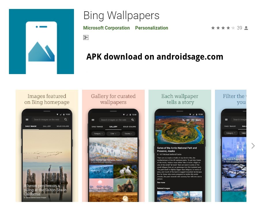 Bing Wallpapers Apps on Google Play APK download