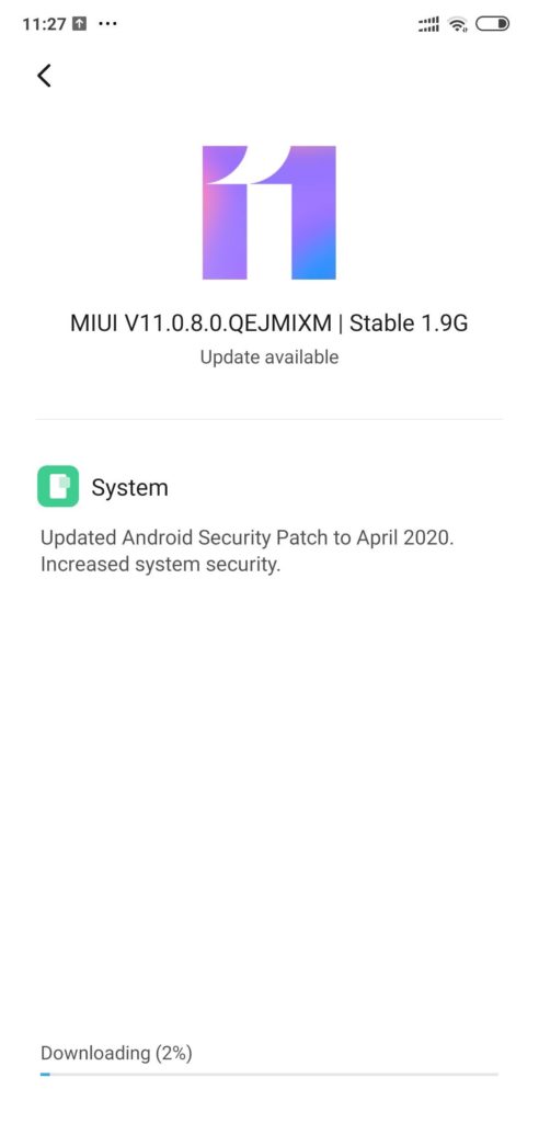 Download MIUI 11.0.8.0 OTA update for Poco F1