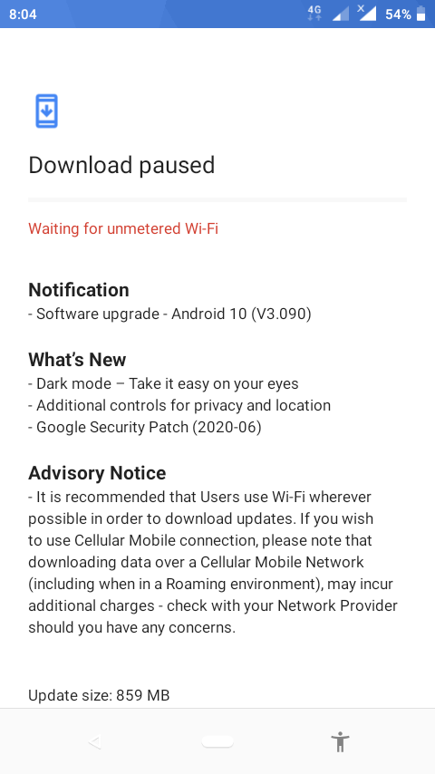 Android 10 released for Nokia 1 2 Android 10 for Nokia 1