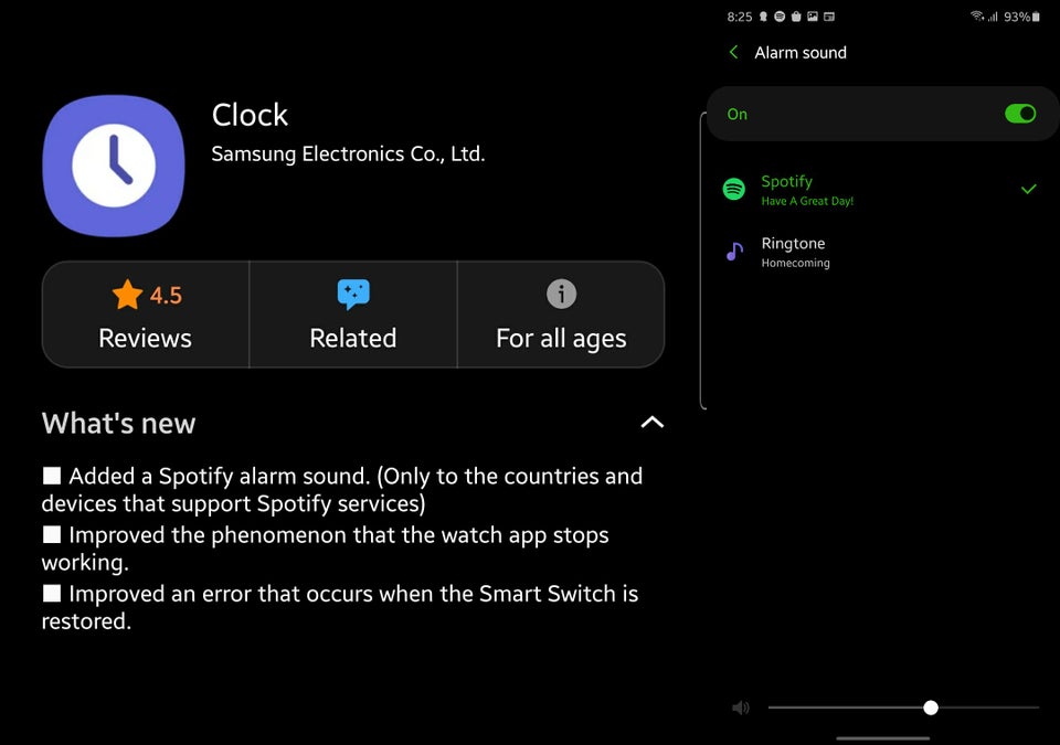 Set Spotify Music as Alarm sound in Samsung Clock