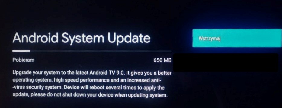 Xiaomi Mi Box 3 stable Android 9 Pie ota update