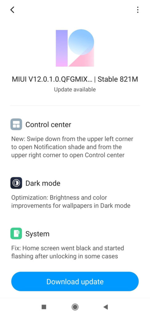 MIUI 12.0.1.0 for Redmi Note 7