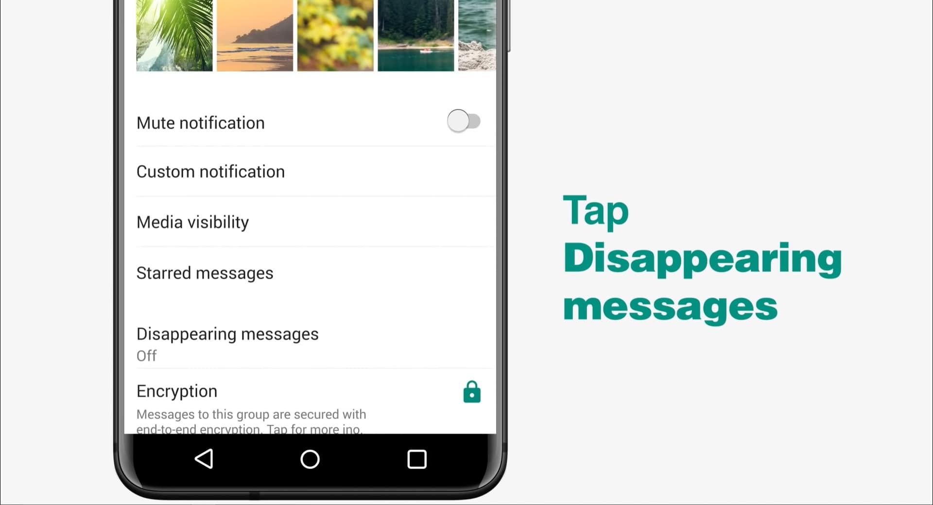 How to send disappearing messages on WhatsApp