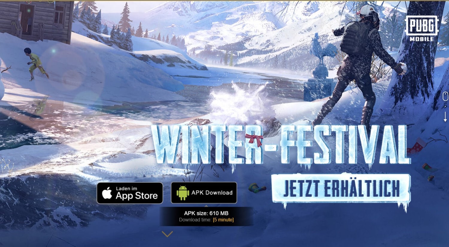 PUBG Mobile Frost Festival APK download Winter