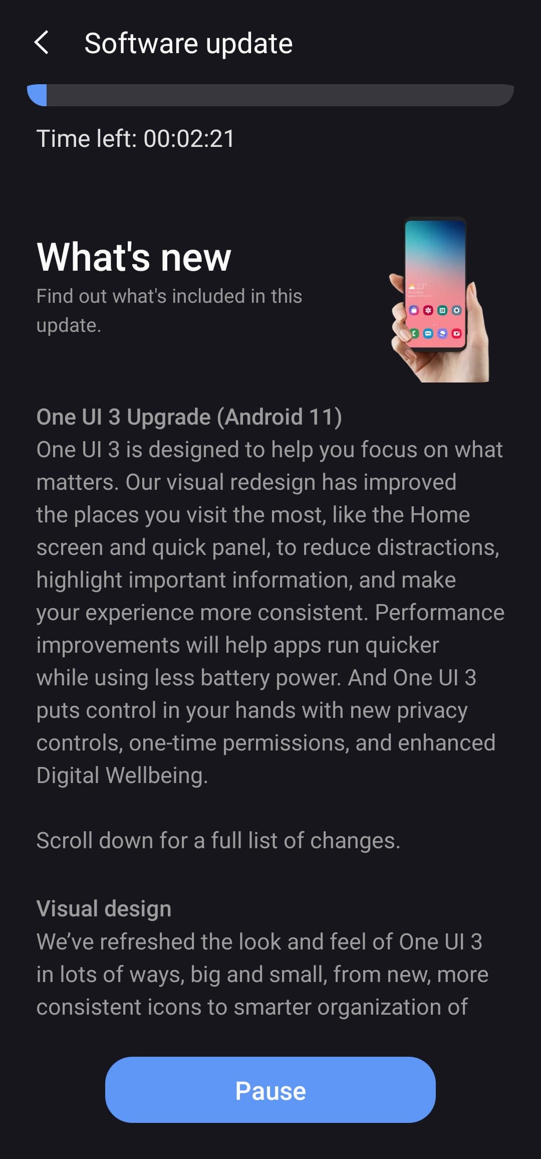 s20 fe one ui 3