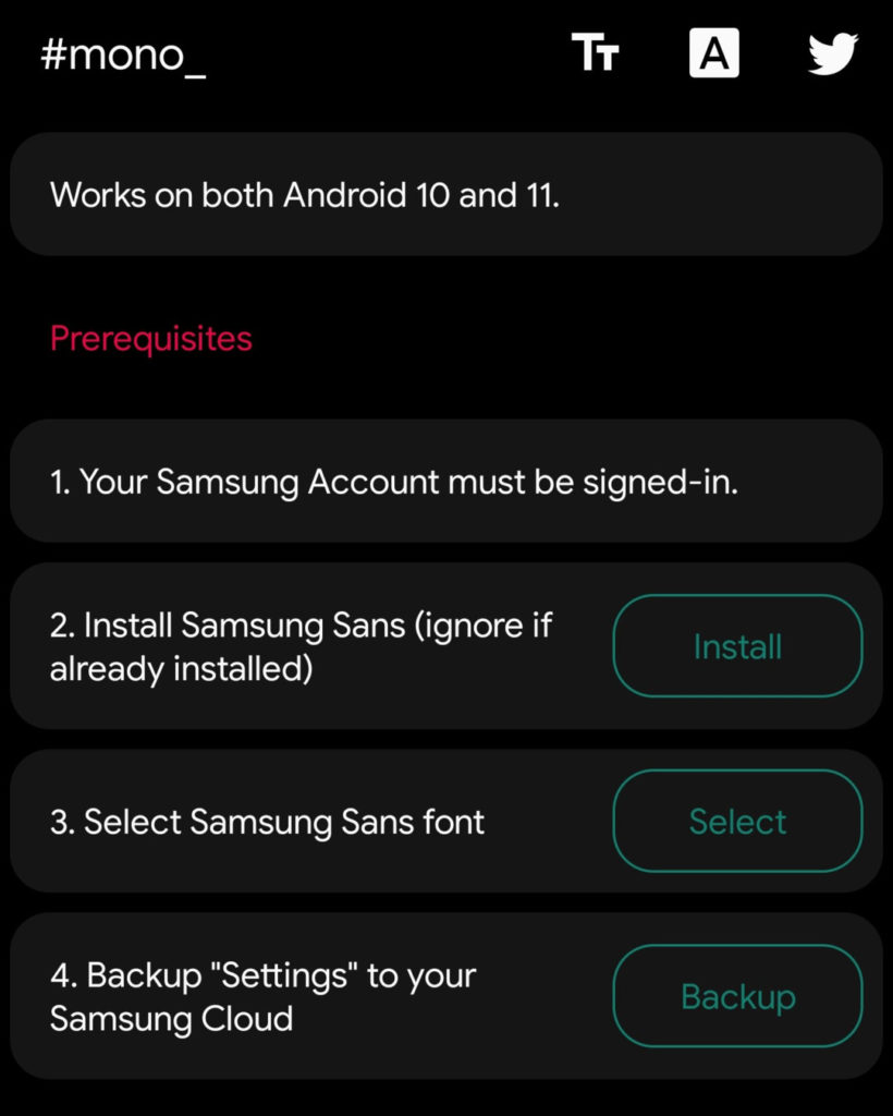 install fonts for samsung