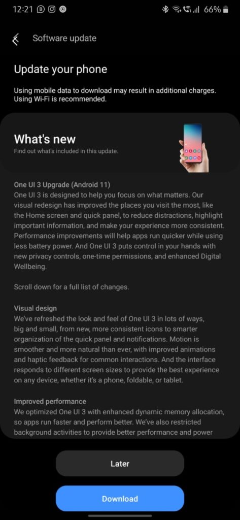 One UI 3.0 on Samsung Galaxy A51