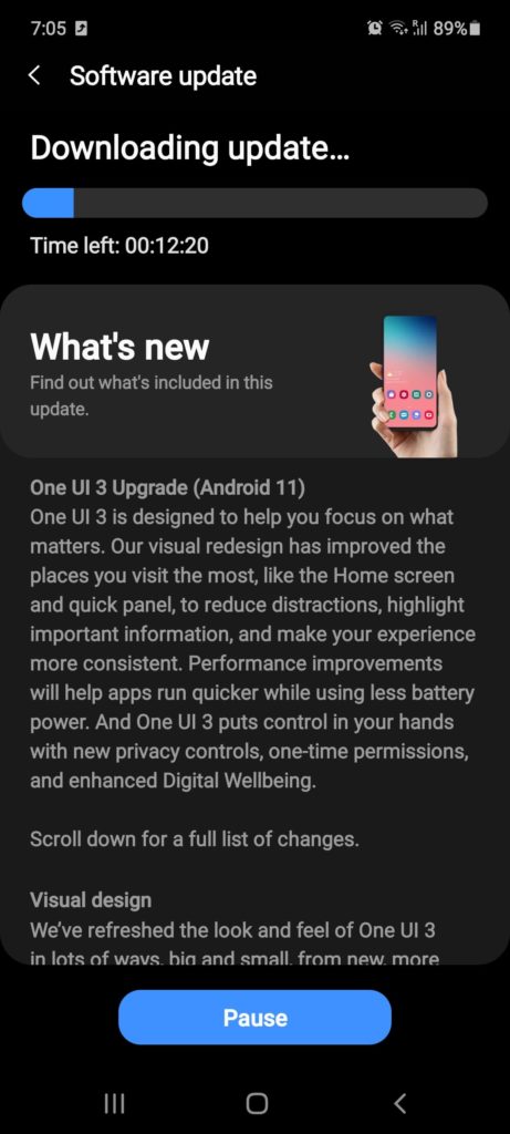 Samsung Galaxy Note 10 Lite One UI 3 update min