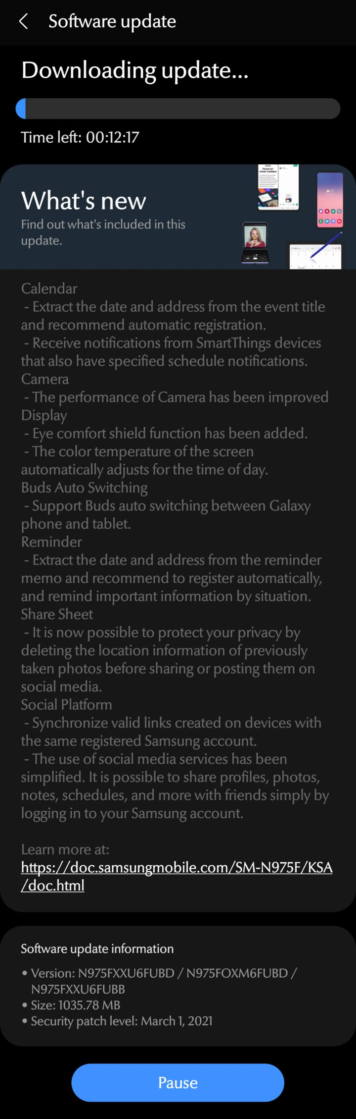 one ui 3.1 features for galaxy s10