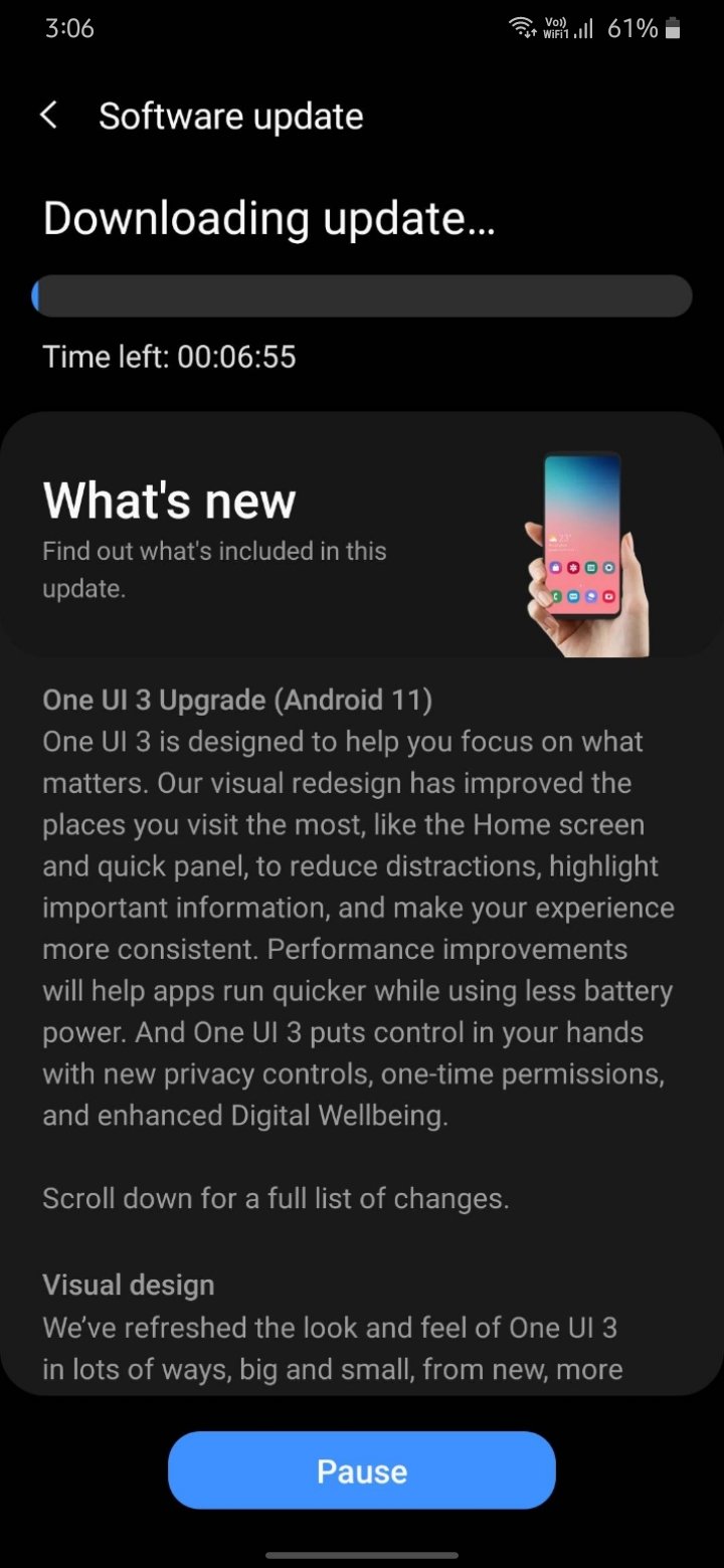 a50s android 11 update