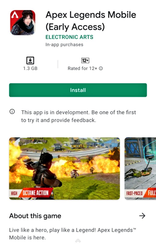apex legends mobile early access downloads