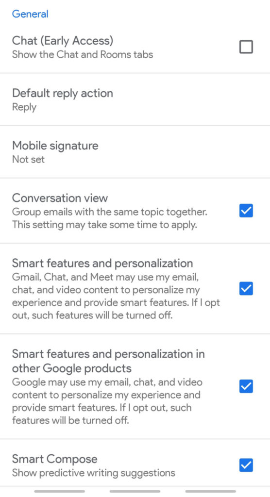 Enable Gmail Chat and Room feature Screenshot (1)