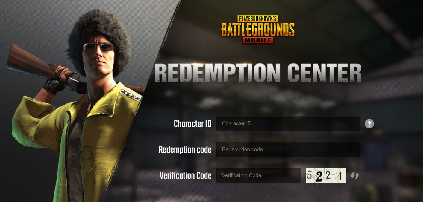 PUBG MOBILE REDEEM CODES