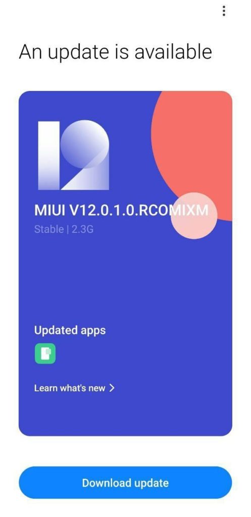 Android 11 for Xiaomi Redmi Note 8 with MIUI 12