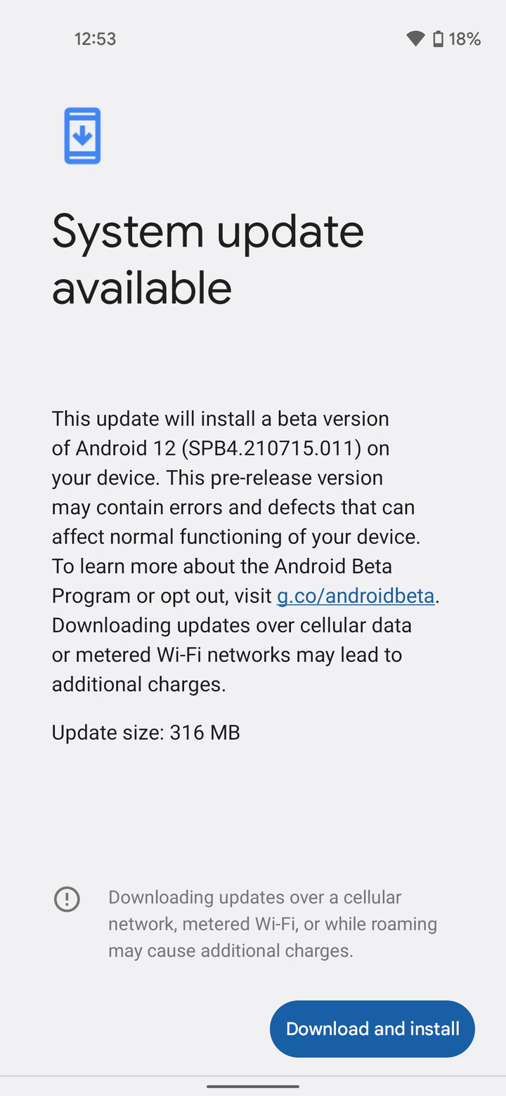 Android 11 Beta 4 OTA Update for Pixel 4a