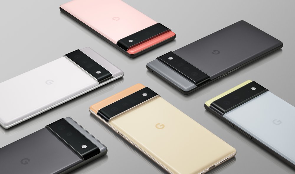 Google Pixel 6 and 6 pro colors