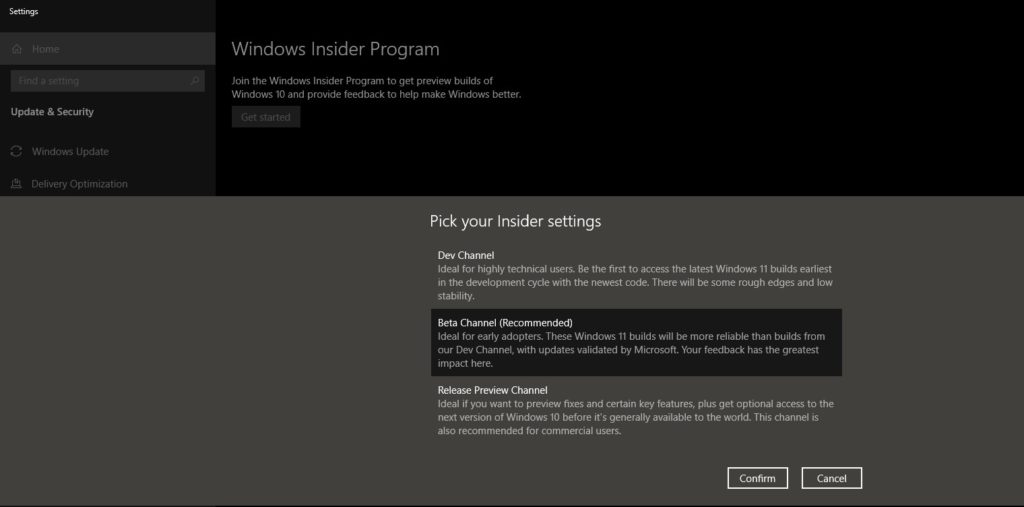 Windows 11 Insider Preview Beta Channel Build Download