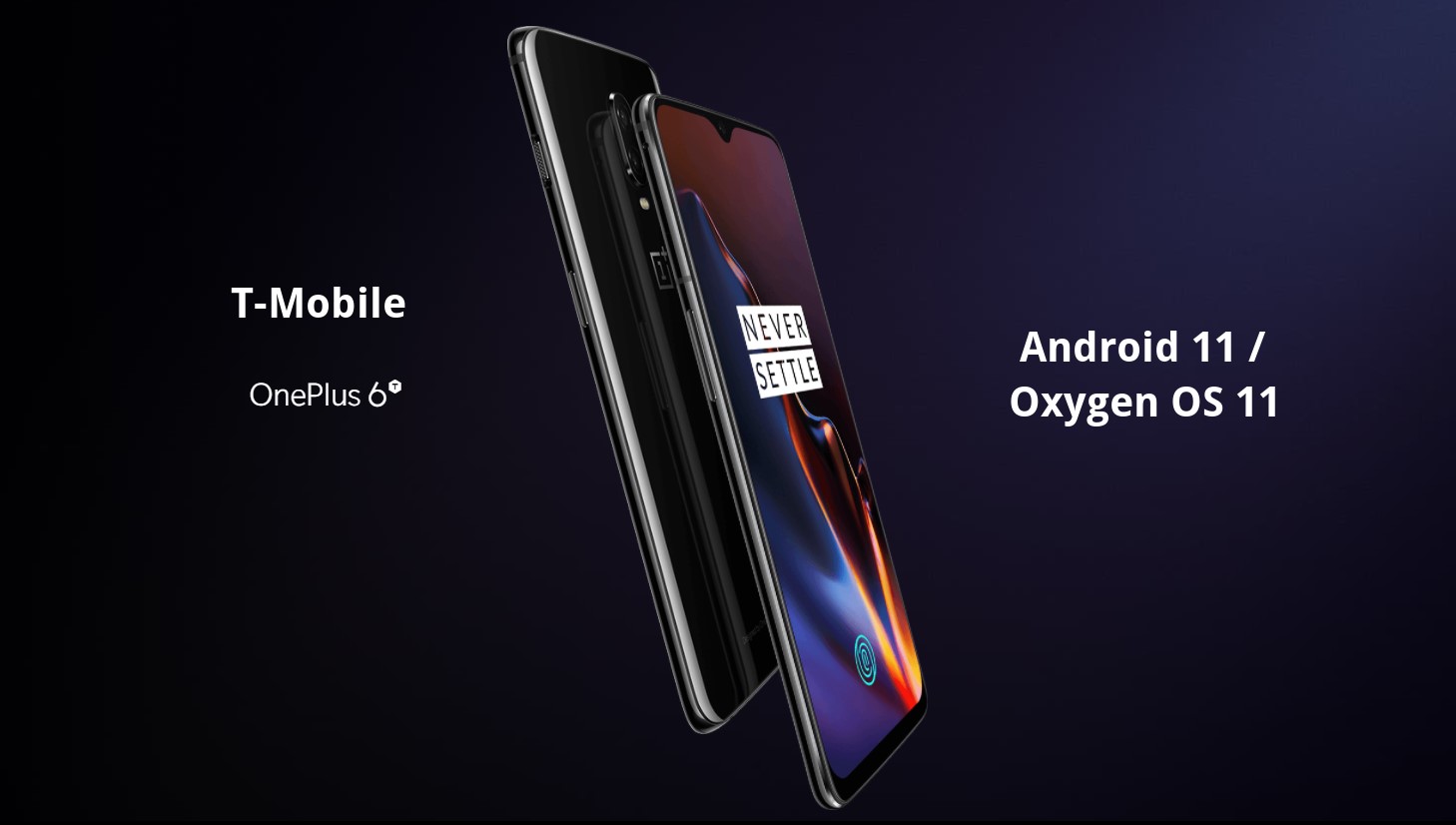 T-Mobile OnePlus 6T Android 11 Oxygen OS 11