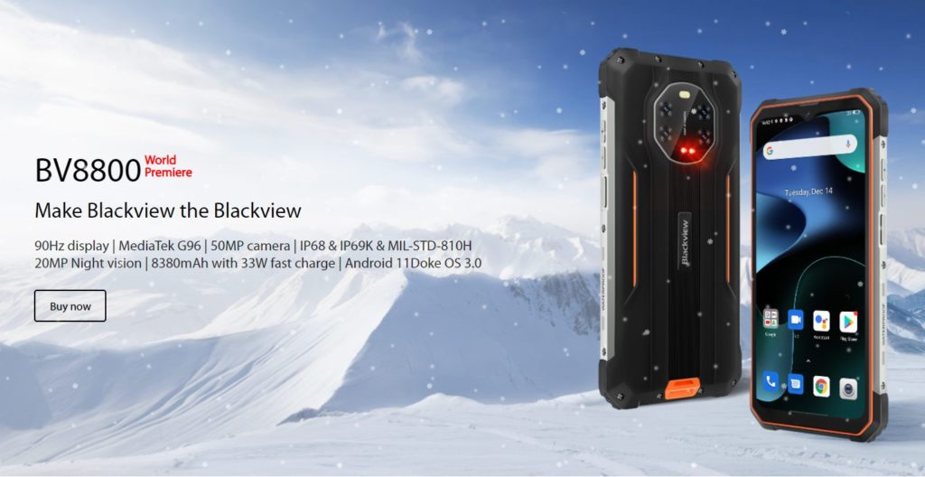 Blackview BV8800 specifications