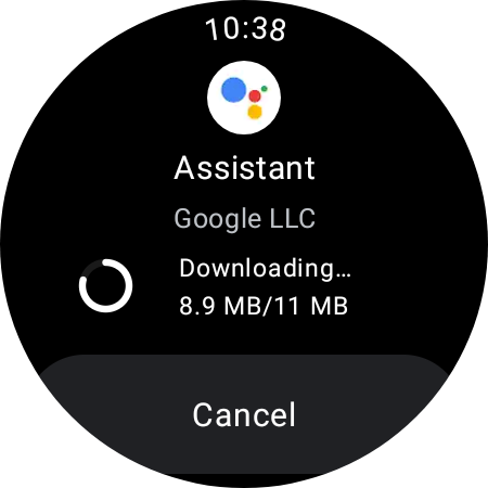 Google Assistant on Galaxy Watch 1