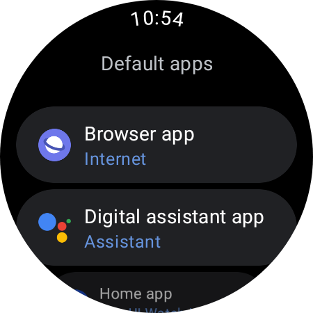 Google Assistant on Galaxy Watch 2