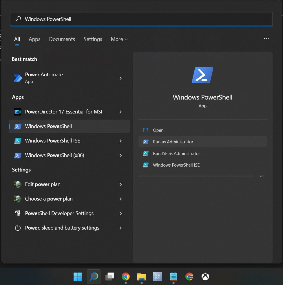 windows powershell windows 11