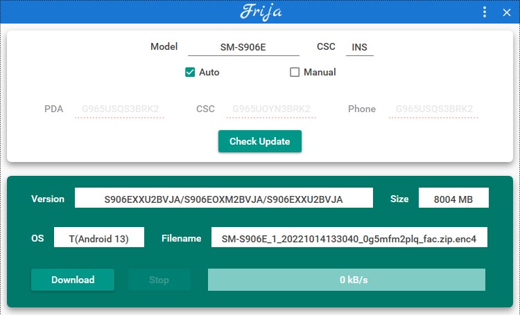 Download one ui 5 android 13 for samsung galaxy devices via Frija