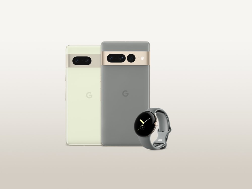 Pixel 7 and 7 Pro with Pixel watch