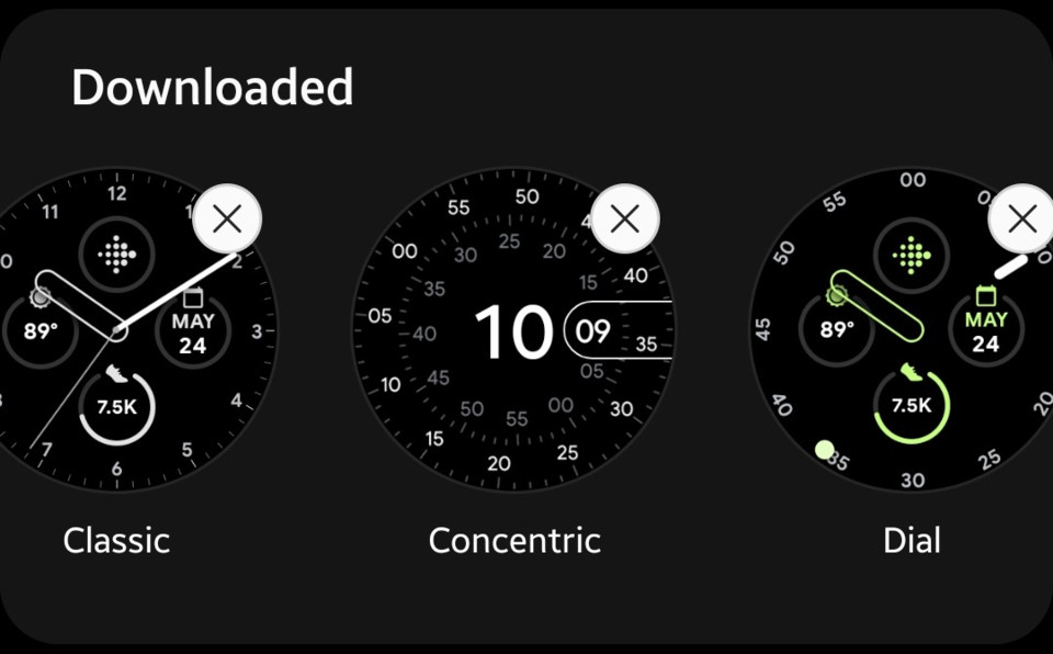 Pixel Watch Faces Screenshots for Galaxy Watch4 Manager 1